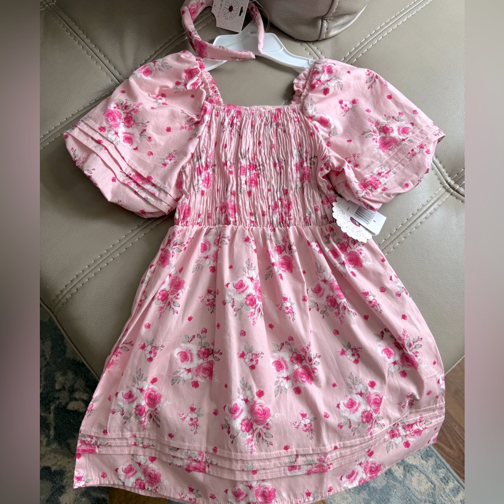 Btween size 6 Pink Floral Kids Dress NWT